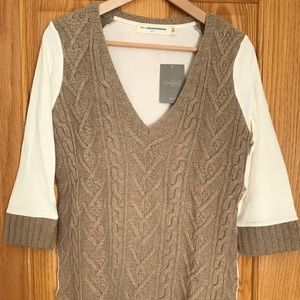 3/4 sleeve Pilcro for Anthropologie sweater